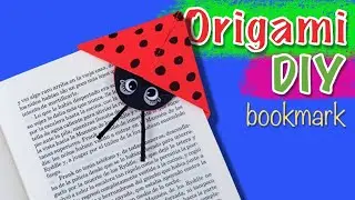 DIY Origami Ladybug Bookmark | Easy and Fun Paper Craft Tutorial