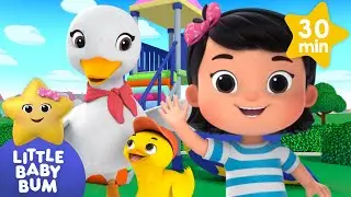 🐥 6 Little Ducks KARAOKE! 🐥 | BEST OF LITTLE BABY BUM! | Sing Along With Me! | Moonbug Kids Songs