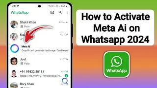 How to Activate Meta Ai on Whatsapp 2024 | How to Enable Meta Ai From WhatsApp