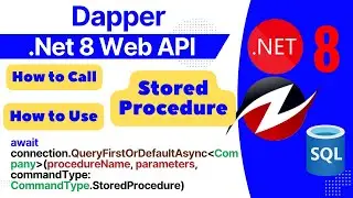 how to use stored procedure using dapper in .net core web api