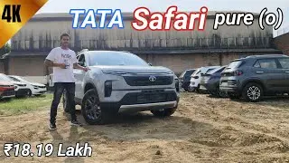 2024 Most value for money variant ✅tata safari pure (o) real life review 🔥