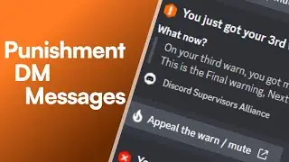 Discord Punishment DM Messages 2023 | Sapphire Bot