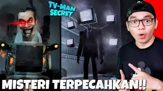 TVMAN SECRET!! Ternyata SKIBIDI TOILET PUNYA RAHASIA Tersembunyi 🥶🥶🥶 - SKIBIDI TOILET REACTION