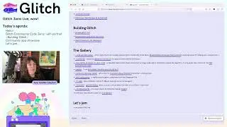 Glitch Jams Live: Kicking off Glitch Community Code Jams with 'Self-Portrait' 🤳🍓🎏