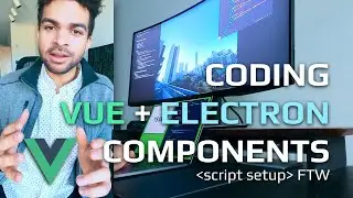 How I code custom components with vue.js, electron and GitHub Copilot (ASMR)