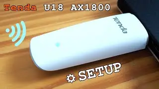 Tenda U18 AX1800 Wi-Fi 6 USB adapter • Unboxing, installation, configuration and test