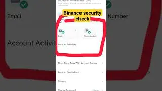 Binance security check very easy 😱😱😱 check out #binance #iphone #crypto #cryptocurrency #iphone