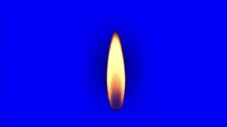 Steady Graceful Candle Flame - Candle Flame Green Screen Pack