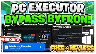 BEST Free Roblox Executor for Windows - Roblox Byfron Bypass - How to Bypass Byfron - Free & Keyless