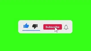 YouTube Subscribe and Like button green screen || Green Screen Subscribe Button 