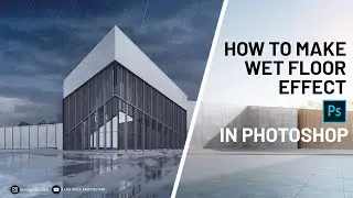 How to make wet floor reflection effect in Photoshop | Free effect textures