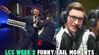 LCS WEEK 2 FUNNY/FAIL MOMENTS - 2017 Spring Split