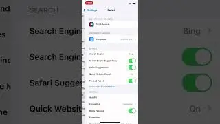 Change Search engine in iPhone safari #safari #iphone #iphonehacks #search #shorts #short #google