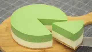 Matcha Cheesecake [No Oven]