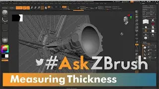 #AskZBrush - Can You Measure the Thickness of an Element in ZBrush?