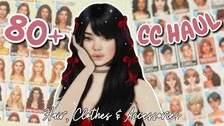 SIMS 4 : CC HAUL (HAIR, CLOTHES & ACCESSORIES) + CC LINKS in Description ✨