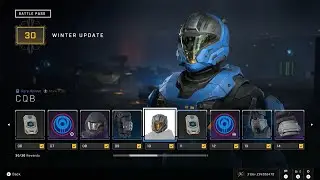 Halo Infinite Winter Update Battle Pass - ALL 30 Tiers and NEW Armor Details