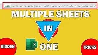 Excel Hack : Consolidate multiple excel tabs into one excel sheet | Merge all excel tabs into one