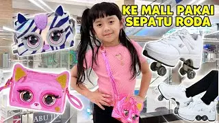 SAMANTHA JALAN JALAN KE MALL PAKAI SEPATU RODA 😱 BORONG BAJU RENANG BARU DAN TAS MAINAN LUCU 😍