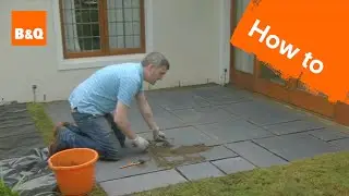 How to lay a patio