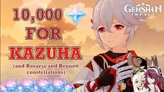 SPENDING 10,000 PRIMOGEMS ON KAZUHA | Genshin Impact