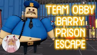 BARRY 2 PLAYER ESCAPE PRISON V2 TEAMWORK OBBY Police Girl - Roblox Gameplay Walkthrough[4K]