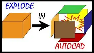 Explode command in Autocad