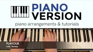 How to Play FLAVOUR by Loski, Stormzy EASY piano