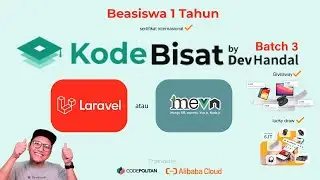 Beasiswa Untuk UMUM!, fullstack MEVN atau Laravel, Hadiah Macbook Air!