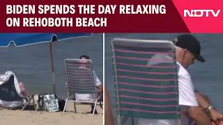 Joe Biden Latest | Joe Biden Spends The Day Relaxing On The Shores Of Rehoboth Beach, Delaware