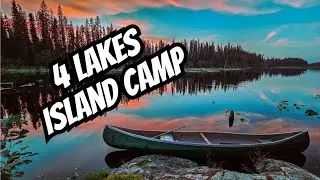 Canoe Hammock Camp on the Dee Lake Chain Island Camping & Rainbow Trout Fishing