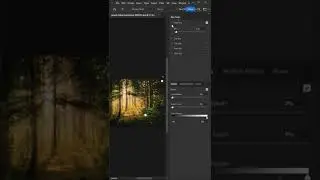 Create Light Rays in photoshop #shorts