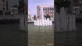 Харьков сегодня. Красивый  фонтан на красивой площади. 21.07.2023. 