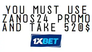 1XBET PROMO CODE . FREE OFFICIAL PROMO CODE 1XBET (ZANOS24) - BONUS 520 FOR REGISTRATION. PROMO 1X