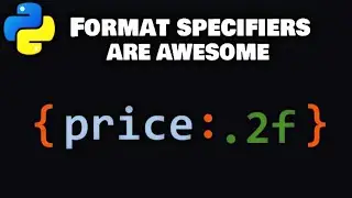 Format specifiers in Python are awesome 💬