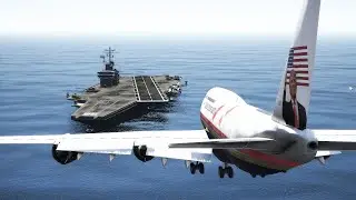 President Trump's Airforce One Aircraft Emergency Landing [XP11]