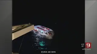 Video: Crew members rescue a Norwegian cruise passenger