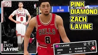 PINK DIAMOND ZACH LAVINE 53PT GAMEPLAY! IVE NEVER SEEN THESE DUNKS BEFORE! NBA 2k19 MyTEAM