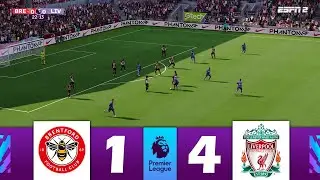 Brentford vs. Liverpool [1-4] | Premier League 2023/24 | Match Highlights!