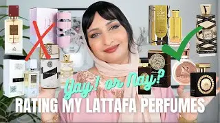 RATING ALL MY LATTAFA PERFUMES | RATING MIDDLE EASTERN PERFUMES | #simsquad