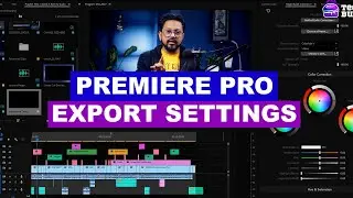 Best Premiere Pro Export Settings For YouTube 2022- Bangla - Tech Burger