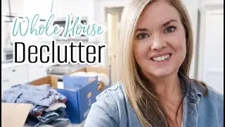 WHOLE HOUSE DECLUTTER | simplifying and decluttering my home | simple joy filled living