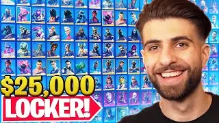 My $25,000 Fortnite Locker Tour! (Worlds Most Expensive Account!)