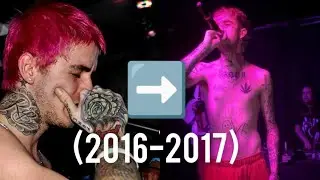 LIL PEEP CONCERT EVOLUTION (2016-2017)