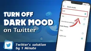 How to turn off Dark mode on Twitter 2024 | Initial Solution