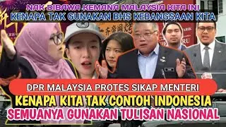 TENGOKLAH INDONESIA KITA MALAYSIA INI SDH MELAMPAU TAK HORMATI BHS KEBANGSAAN MENGAPA MESTI BHS CINA