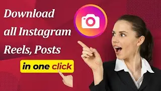 How To Download Instagram All Reels and Posts in one click