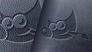 GIMP Tutorial: Pressed Leather Effect