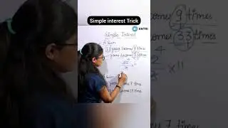 Simple interest Trick #mathstrick #mathsquiz #simpleinterest #shorts #ytshorts #trending