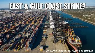 Are US East & Gulf Coast Ports Heading Toward a Strike | The ILA vs USMX | Port Efficiency